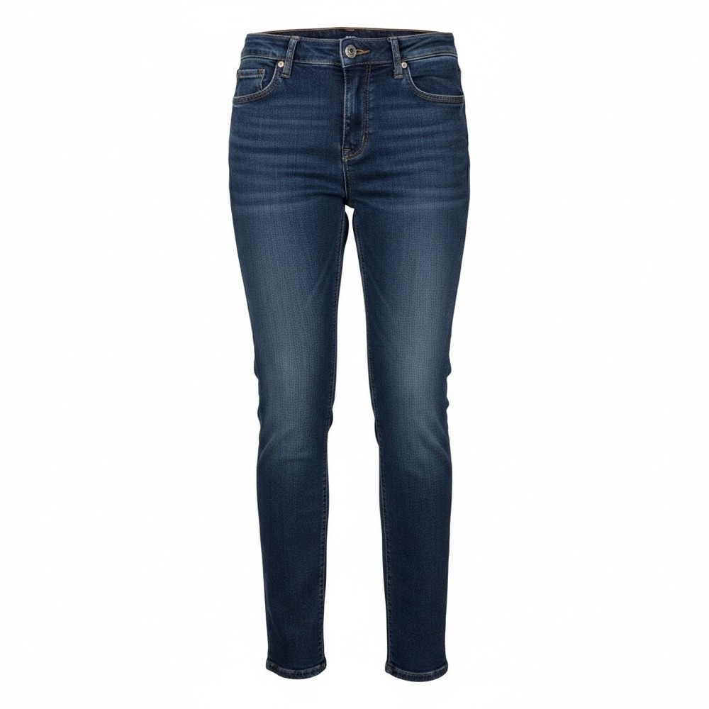No Boundaries Blue Jeans Womens Jr 15 Mid-Rise Straight Leg NJ31001U 34x30